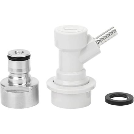 Gas Carbonatie Dop Kogelvergrendeling Post Thuis Brouwen Fust Connector Distributeur Adapter white