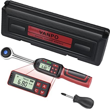 Digitale Momentsleutel 1/2 inch - 6,8-135 Nm met LED-display en Zoemer