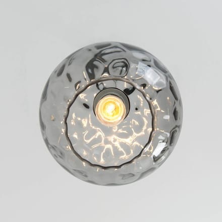 Holländer Hanglamp Milano met een kap van rookglas