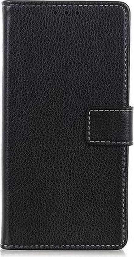 Shop4 - Xiaomi Mi 9 Hoesje - Wallet Case Lychee Zwart