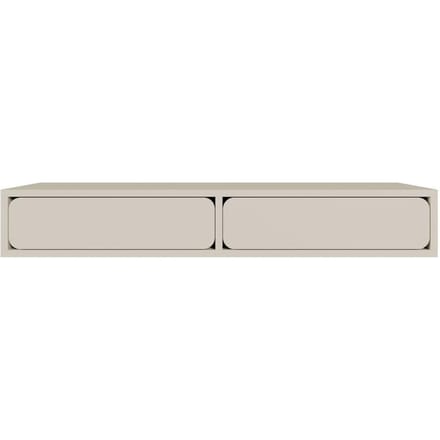 Selsey WUWU - Wandkaptafel met 2 lades, greige, 110 cm