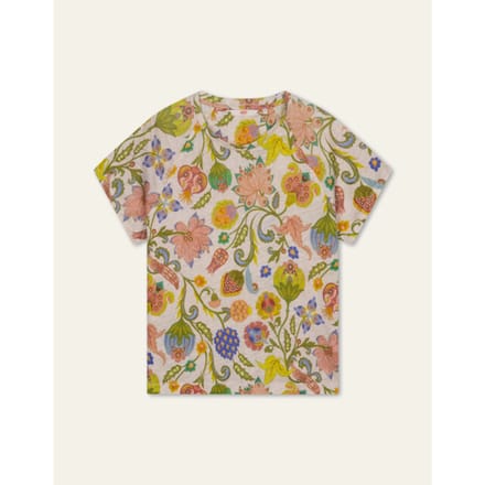 Oilily - Talin K jersey s/s crew top - Beige - S
