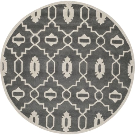 Vloerkleed Mondello rond handgemaakt | Safavieh