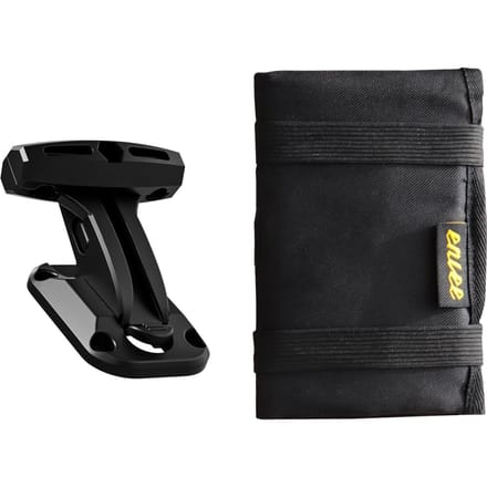 Sac de siège de vélo à dégagement rapide, sac de rouleau d'outils de selle de vélo avec support de selle noir