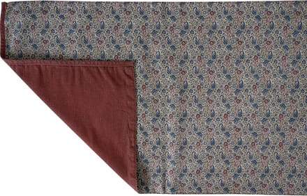 Laura Ashley Kitchen Linen Collectables Tafelloper - Oxblood Rood - Dubbelzijdig Daniela - 40x150cm