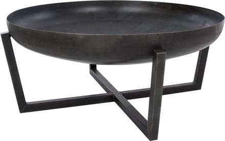 RedFire - Tornio - Zwart - Staal - Vuurschaal - Fire Pit - Stevig staal - Diameter 80cm - Industrieel - Terrasverwarming - Sfeerhaard