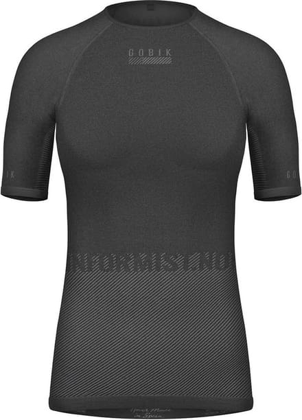 Gobik Limber Skin Korte Mouwen Basislaag Grijs M Vrouw
