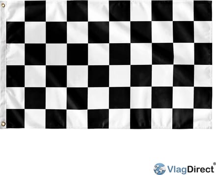 VlagDirect - Finish vlag - Einde Race vlag - 90 x 150 cm.