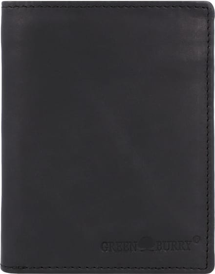 GREENBURRY portemonnee Vintage Wallet RFID Black zwart