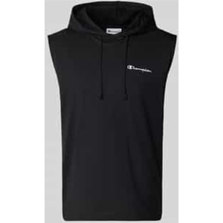 Hoodie met labelstitching