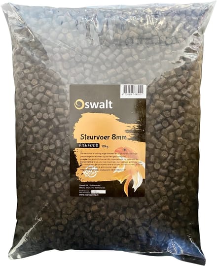 Oswalt Steurvoer - 10kg - 8mm - Vissenvoer