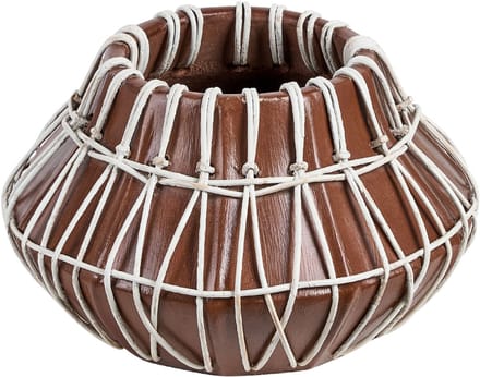 KLUET - Decoratieve vaas - Bruin - Terracotta