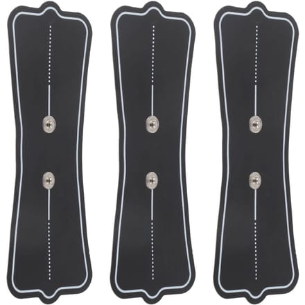3pcs Coussinets de Rechange pour Masseur Électrique Auto-Adhésifs Basse Impédance Patch de Rechange pour Massage Cervical white