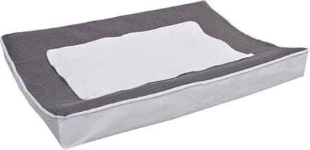 BINK Bedding Waskussenhoes Wafel (Pique) antraciet