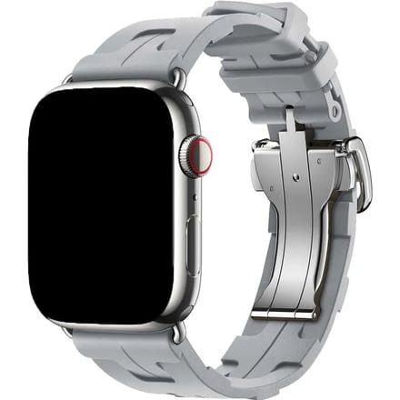 2+1 | Apple Watch Bandje Kilim - Siliconen - Grijs