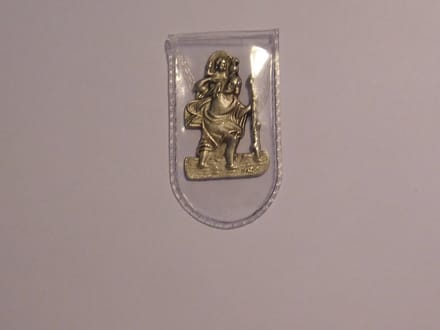 Beeldje H. Christoffel in etui