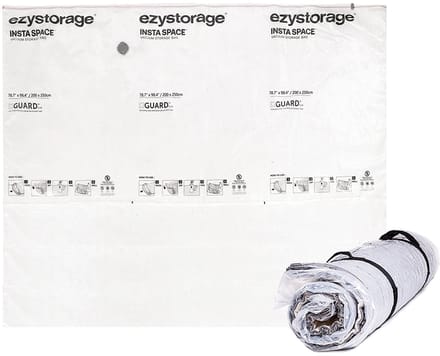 Ezystorage grote vacuümzakken matrastoppers x-large - Transparant - Luchtdicht