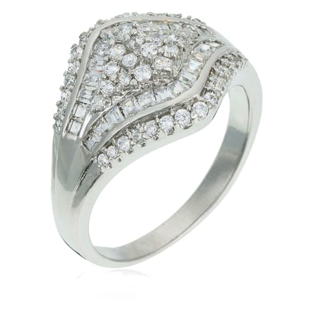 Orphelia Dames 925 Sterling Zilveren Ring - Zilver R-3657