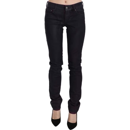 Cavalli Gecoate Skinny Jeans Marineblauw