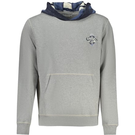 Guess Jeans Grigio Katoenen Heren Sweatshirt