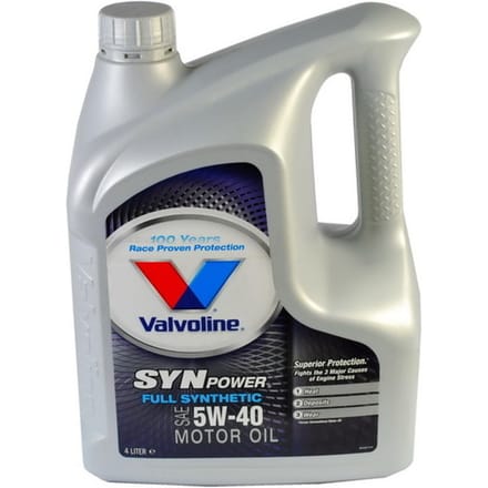 Motorolie VALVOLINE Synpower 5W40, 4L