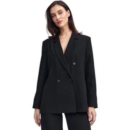 Dames oversized knoopblazer Nife