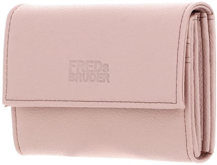 FREDsBRUDER Leren Portemonnee Bestie Wallet With Lock Shy Rose Roze