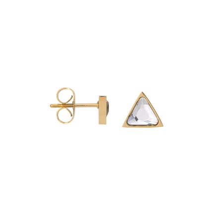 iXXXi Jewelry-Expression Triangle-Goudkleurig-Dames Oorbellen