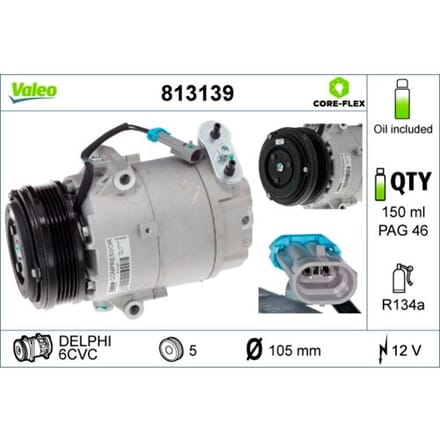 Airco-compressor VALEO 813139