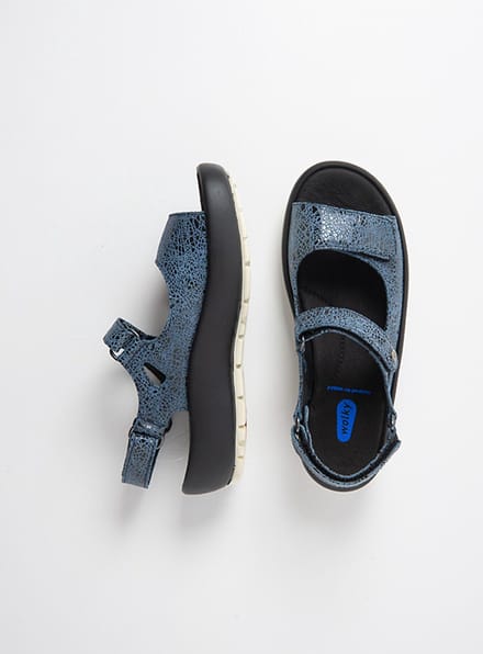 Wolky Dames Sandalen 03333 Brasilia Blauw