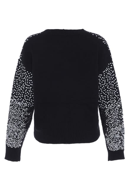 Faina Vest met pailletten Dames zwart