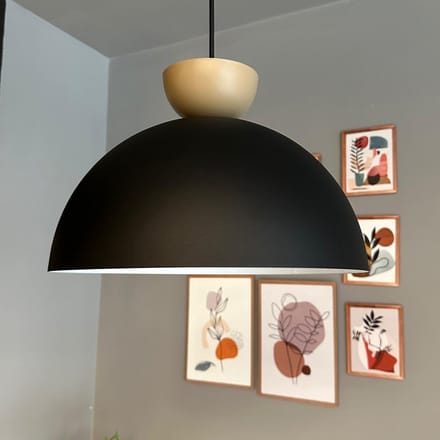 Bamyum Yimpi Hanglamp Industrieel Metaal Ø30 cm, Vintage Hanglamp, E27 Pendellamp