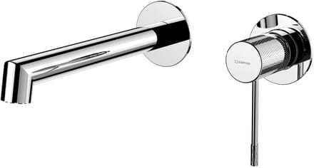 Sapho Solaris - Inbouw wastafelkraan, 2-gats installatie, chroom WD008