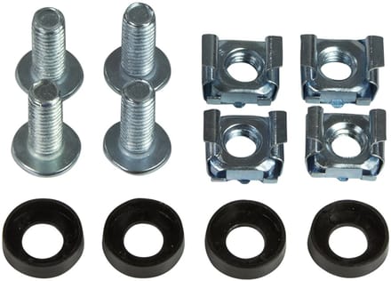 LogiLink kabelgeleiders set, staal, 40 x 40 mm, verzinkt