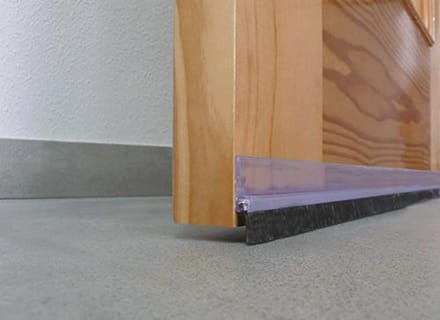 Transparante PVC Tochtstrip 1 Meter voor Optimalisatie van Isolatie
