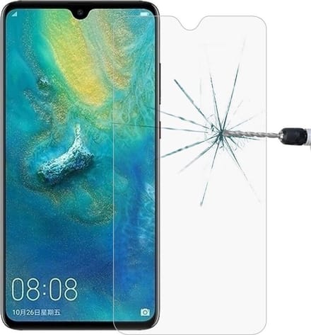 2 Stuks Screenprotector Tempered Glass Glazen Gehard Screen Protector 2.5D 9H (0.3mm) - Geschikt voor: Huawei Mate 20
