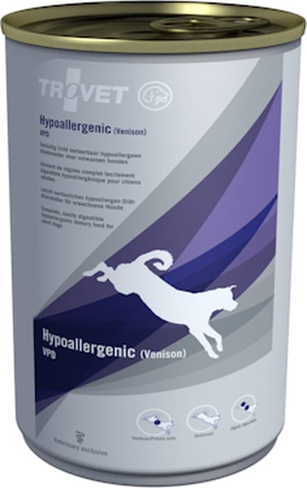 TROVET Hypoallergenic VPD (Venison) Hond - 24 x 400 gr blikken