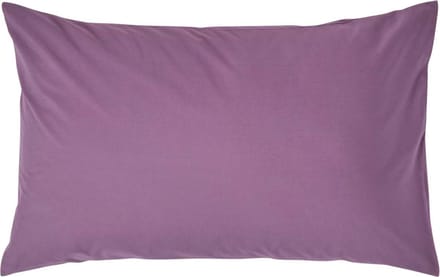 Homescapes Kussensloop 50x75 cm – Paars – 100% Egyptisch Perkal Katoen – 200 TC