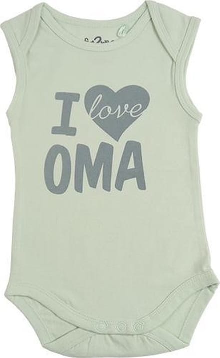 Fun2Wear Romper love oma Green maat 56
