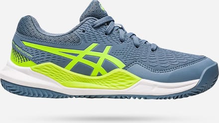 Asics Tennisschoen Gel Resolution 9 Clay Junior Grijs - Groen
