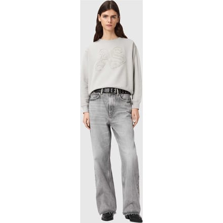AllSaints Blake Jean Light Washed Grey Taglia: W31 | Pantaloni Outlet | Donna | Grigio