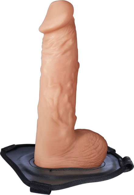 NMC - Strap-on met holle dildo 23 cm - Huidroze