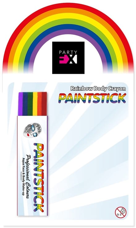 Regenboog Schmink Stick / Stift – 7,5 gram – Bodypaint