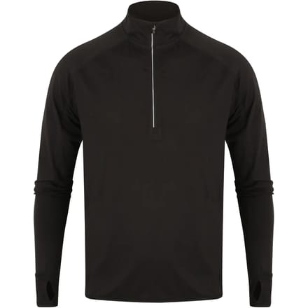 Langarmshirt 1/4 zip Tombo
