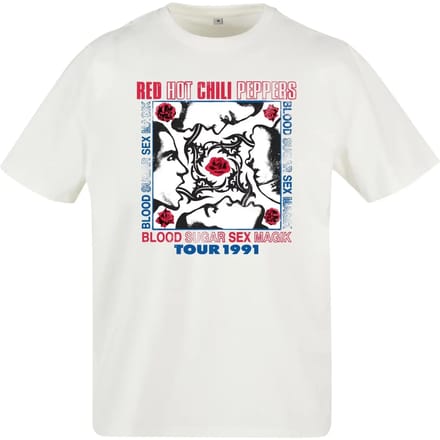 Mister Tee - Tour 1991 Oversize Heren Tshirt - 4XL - Wit/Multicolours