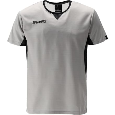 Spalding Referee T-shirt Met Korte Mouwen Grijs XS Man