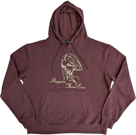 Billie Eilish - Happier Than Ever Hoodie/trui - M - Bruin