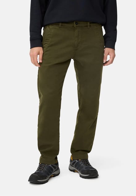 camel active fleXXXactive® chino regular fit gemaakt van katoenmix - Maat menswear-31/32 - Bosgroen