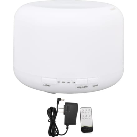500ml Aromatherapie Diffuser 3 Snelheden Timer RGB Verlichting Stil 7 Kleuren LED Ultrasoon Olie white