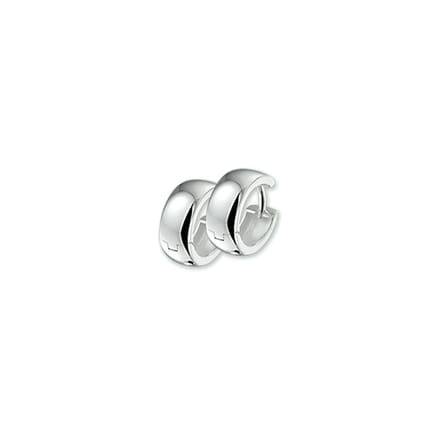 The Jewelry Collection Klapoorringen Bol - Zilver